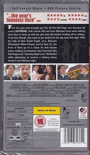Superbad - Extended Edition - PSP UMD Film - I folie (AA Grade) (Genbrug)